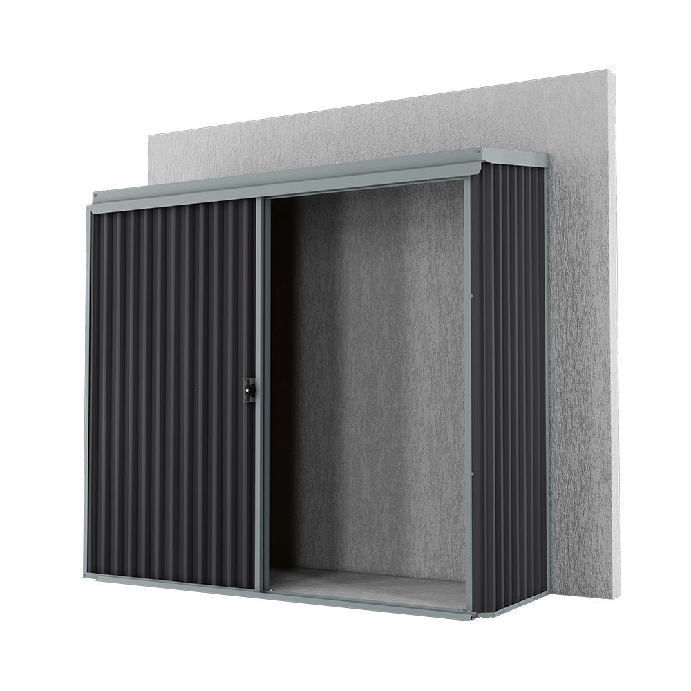 Handi-Mate Wall Mount HM3 Shed Gun Metal Grey