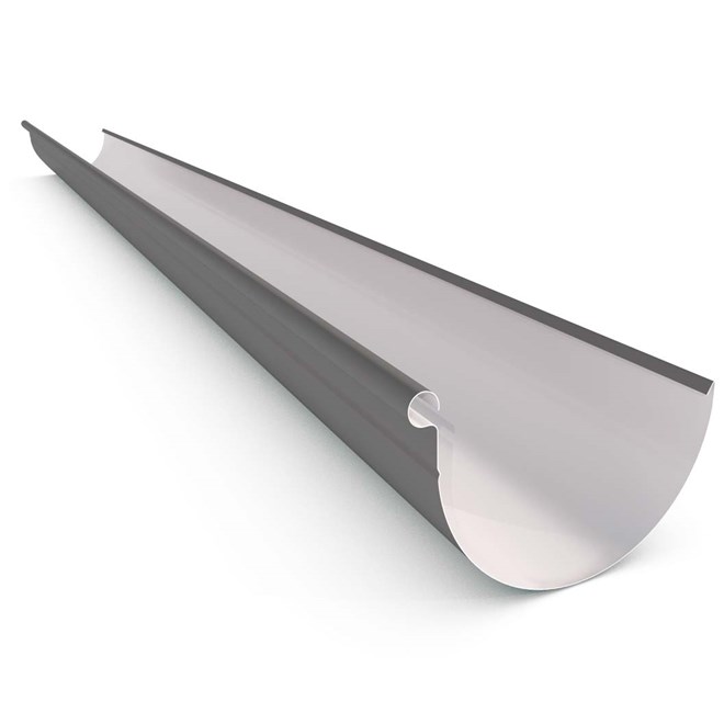 Half Round Gutter Cobblestone