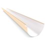Half Round Gutter Smooth Cream