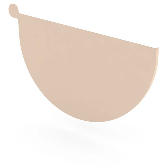 Half Round Gutter Stop End Left Hand Merino