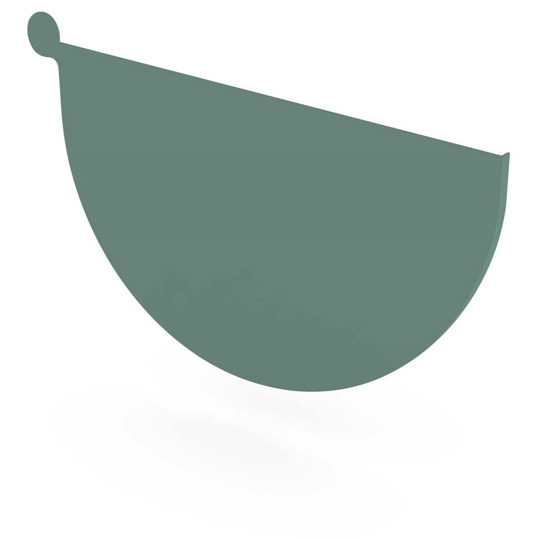 Half Round Gutter Stop End Left Hand Rivergum