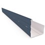 Hi-Square Gutter Slotted Dark Stone