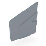 Hi-Square Gutter Stop End Left Hand Armour Grey