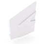Hi-Square Gutter Stop End Left Hand Off White