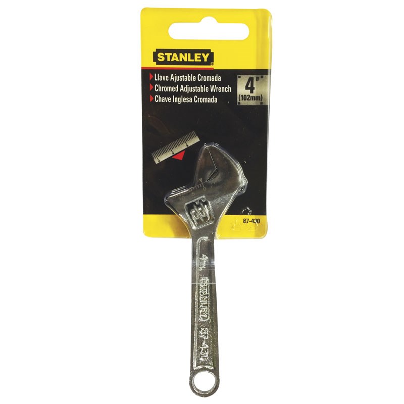 Stanley 100mm Adjustable Wrench