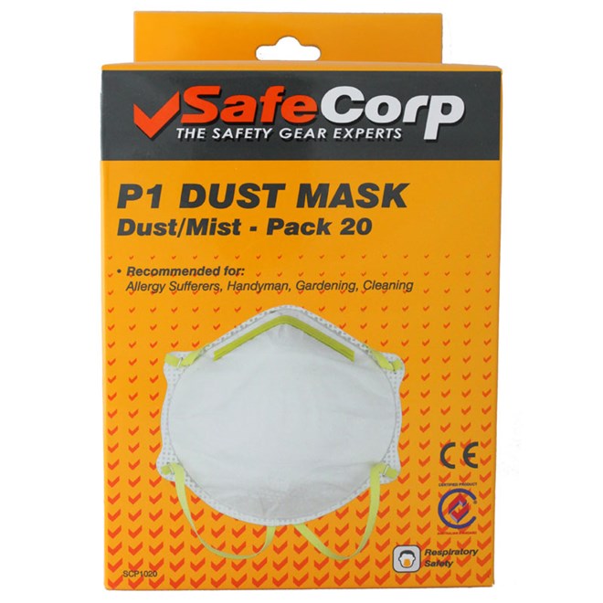 SafeCorp P1 Dust Mask 20 Pack