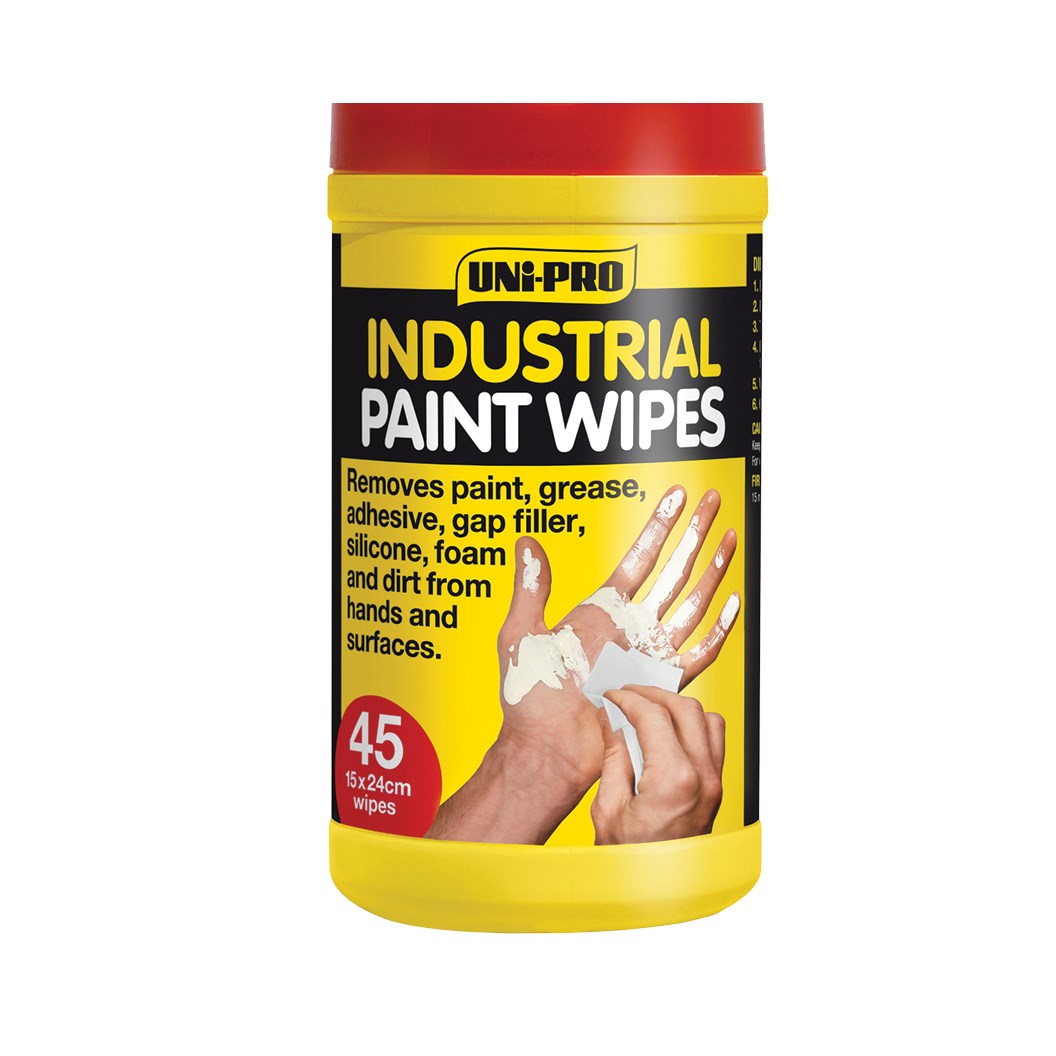 Wipes Hand Paint Ind 45Pce Unipro