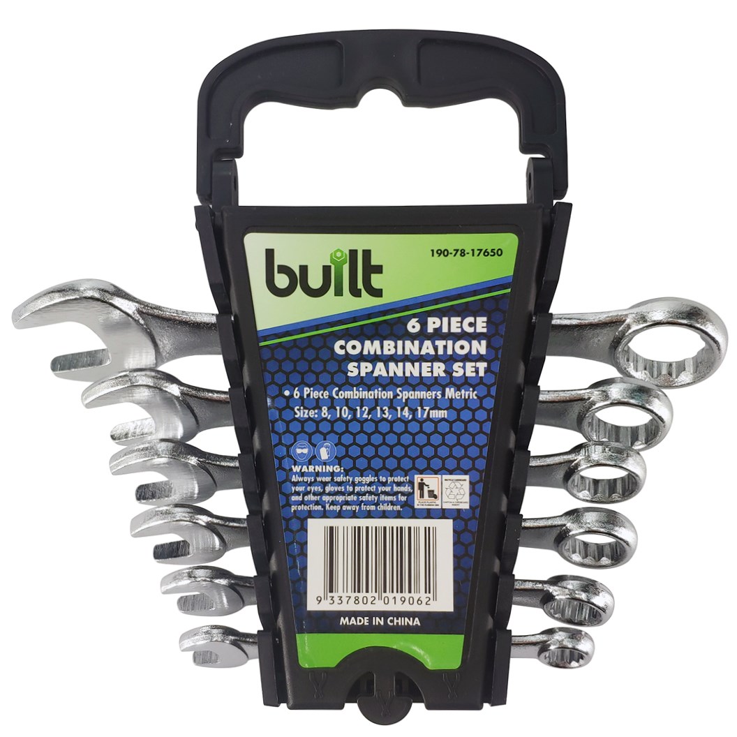 6 Piece Combination Spanner Set