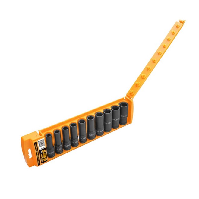 Tolsen 10pc 1/2 Drive Deep Impact Socket Set