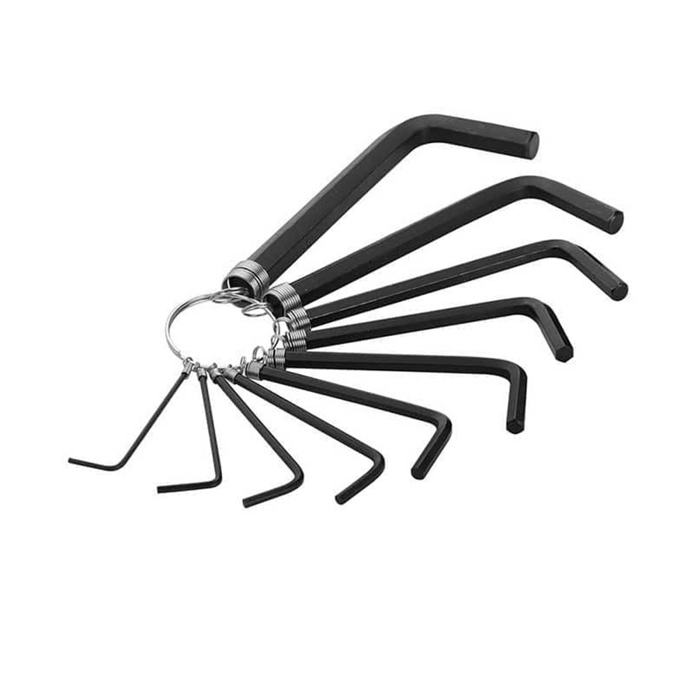Tolsen 10pc Hex Key Set On Ring