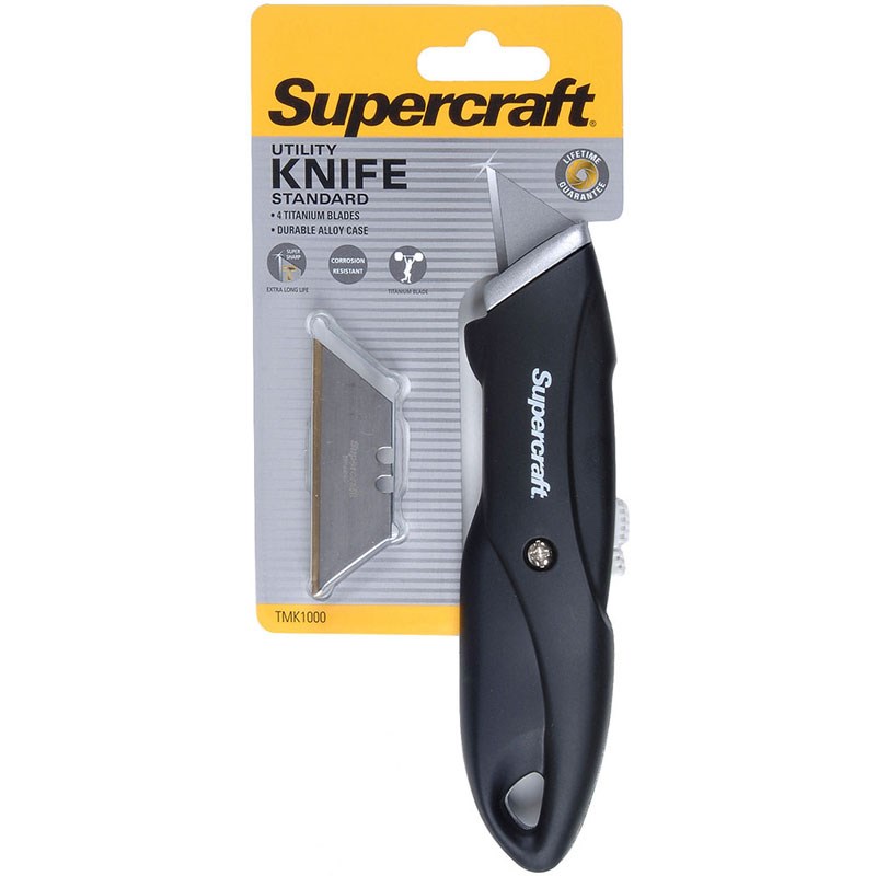 Standard Utility Knife With 4 Blades