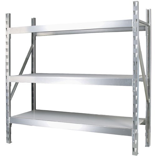 Long Span Three Shelf Steel Shelving Unit