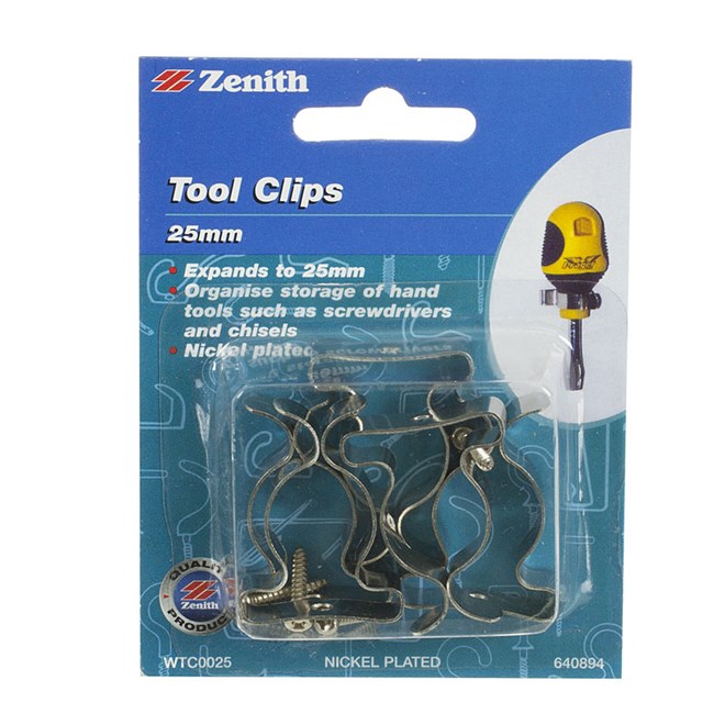 Zenith 25mm Tool Clips 5 Pack