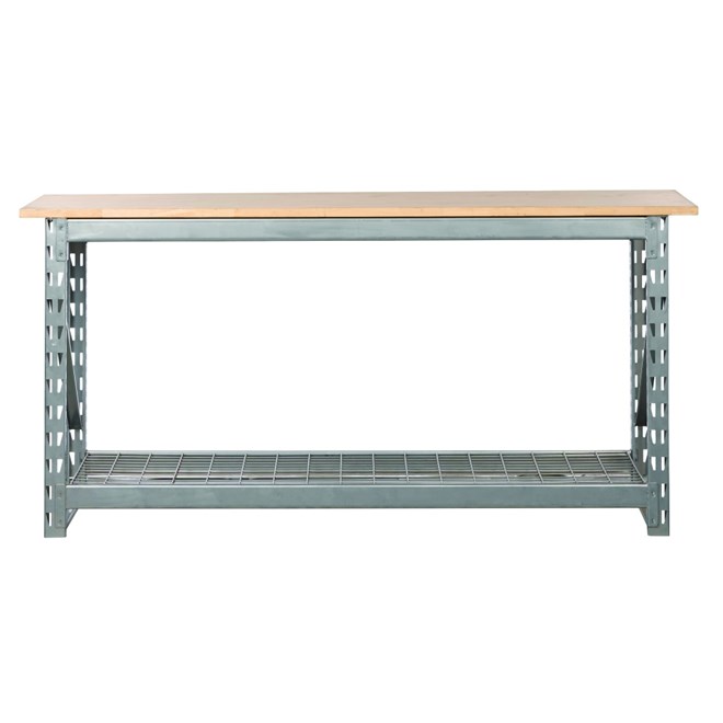 Heavy Duty Bench With Timber Top