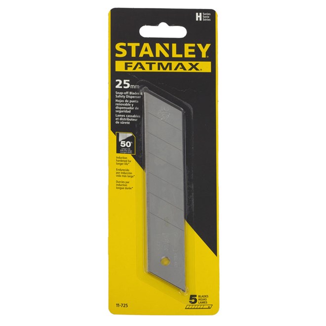 Stanley FatMax 25mm Snap Off Blades 5 Pack