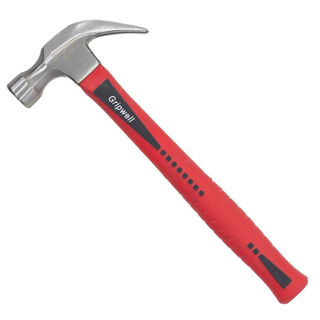 Gripwell 20oz Claw Hammer