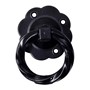 Trio Revive Twisted Black Gate Gothic Pull Ring