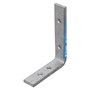 Zenith Hot Dipped Galvanised Angle Bracket 100 x 75 x 20 x 5mm M6 Hole
