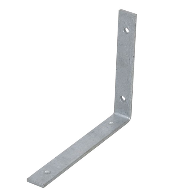 Zenith Hot Dipped Galvanised Angle Bracket 200 x 150 x 25 x 5mm M6 Hole