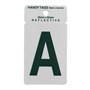 Reflective Green Letterbox Letter 45 x 65mm A