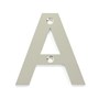 65mm Polished Stainless Steel A Letter