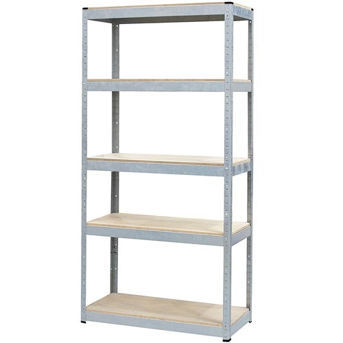 Stratco Slot-N-Lock Galvanised 5 Shelf Small