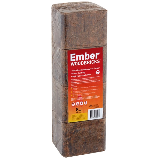 Ember Woodbricks 8pk