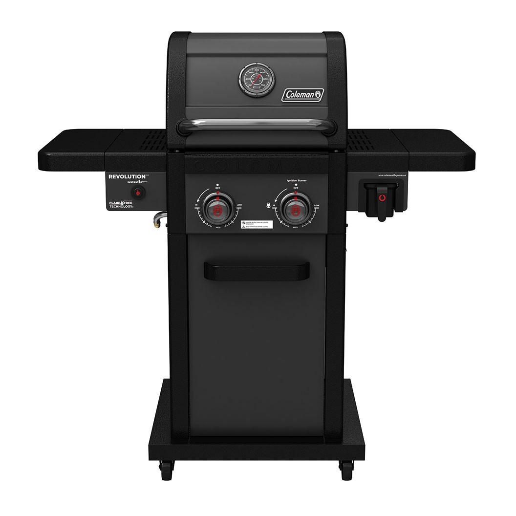 Coleman Revolution 2 Burner BBQ - Charcoal Glimmer