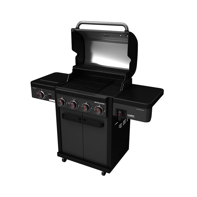 Coleman Revolution 4 Burner BBQ With Side Burner - Charcoal Glimmer
