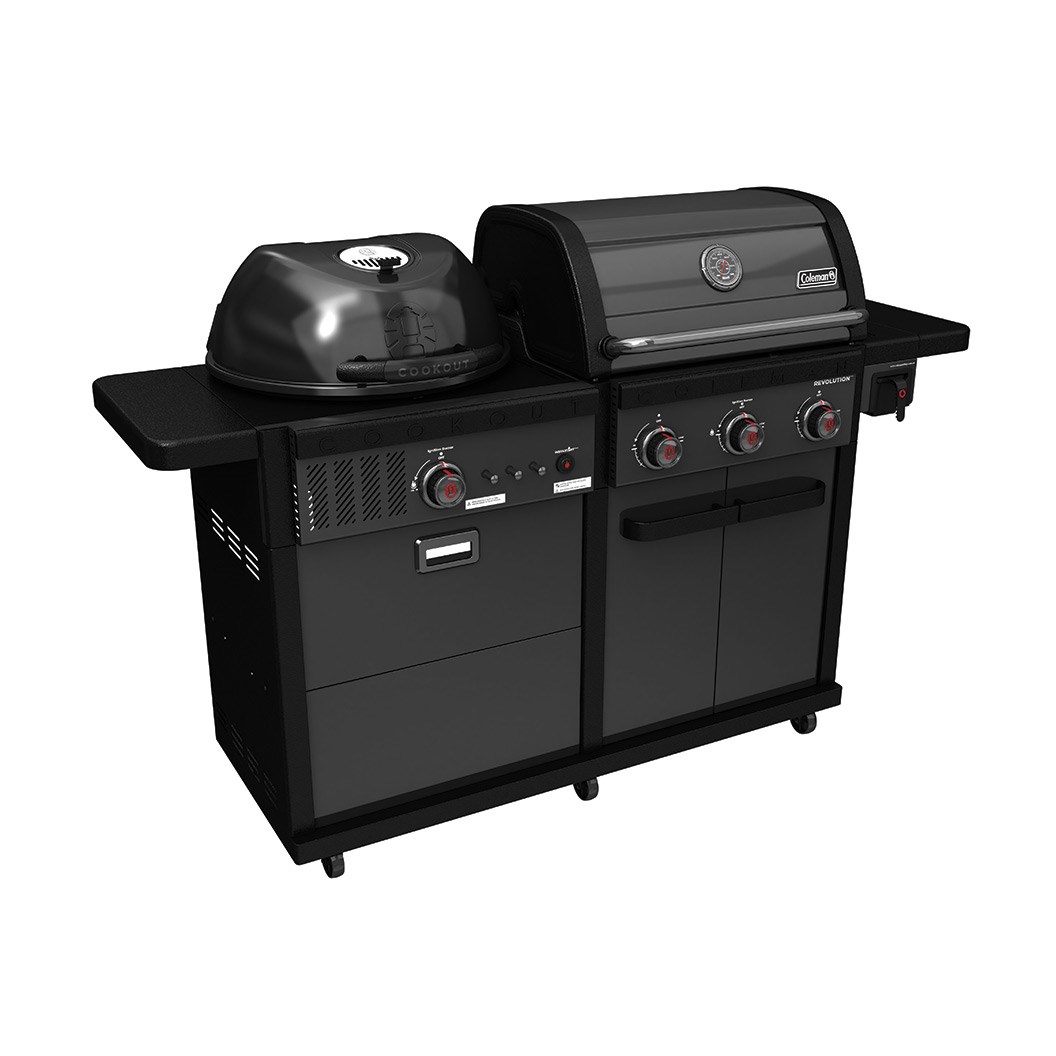 Coleman Revolution Dual Fuel BBQ - Charcoal Glimmer