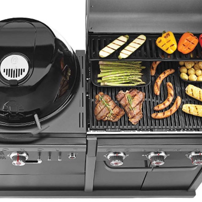 Coleman Revolution Dual Fuel BBQ - Charcoal Glimmer