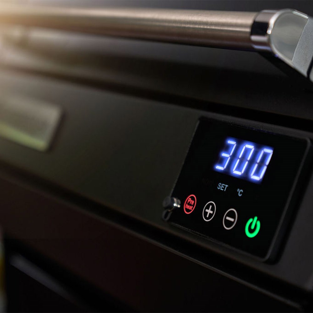 CROSSRAY eXtreme Electric Grey Outdoor Kitchen With Double Cabinets And Single Door Fridge