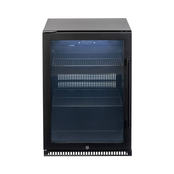 Euro Alfresco Left Hand Single Door Beverage Cooler 118 litre Black