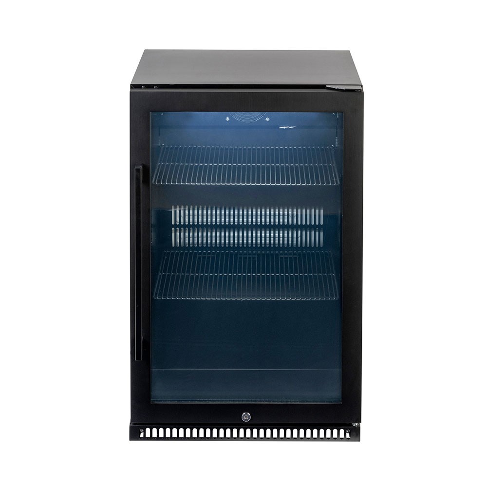 Euro Alfresco Right Hand Single Door Beverage Cooler 118 litre Black