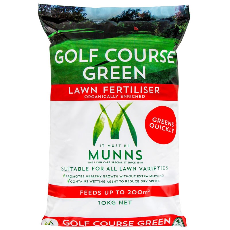 Munns Golf Course Green Lawn Fertiliser 10kg
