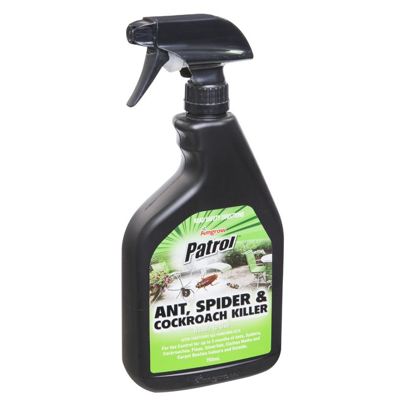 Patrol Ant, Spider & Cockroach Killer 750ml