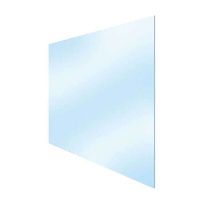Frameless Glass Fencing Panel 12mm Thick 1250 W x 1200mm H