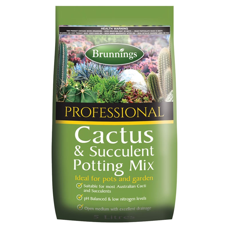 Brunnings Cactus and Succulent Potting Mix 5L
