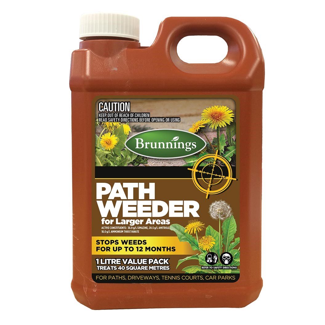 Brunnings Path Weeder for Larger Areas Concentrate 1L