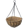 Clyde Garden Outdoor 30cm Green Wire Hanging Basket with Lining