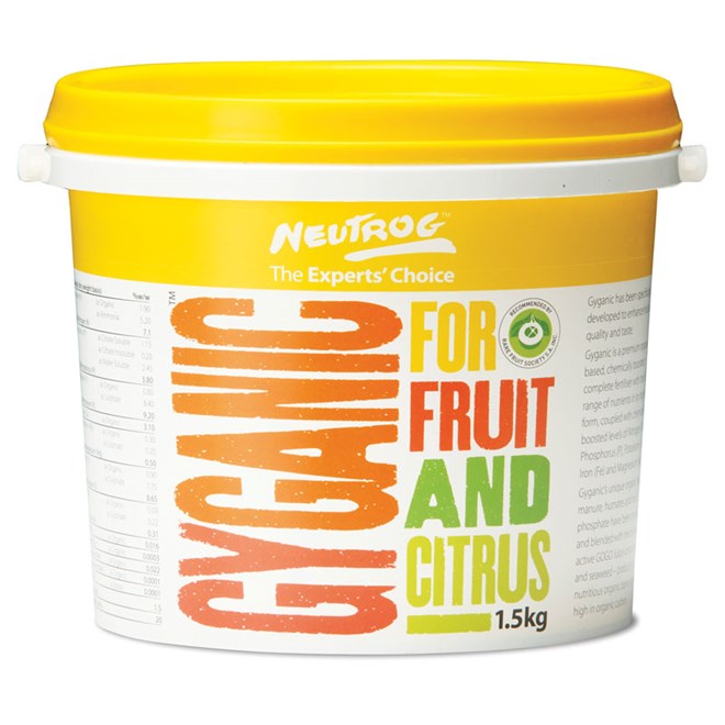 Neutrog Gyganic Fruit and Citrus Fertiliser 1.5kg