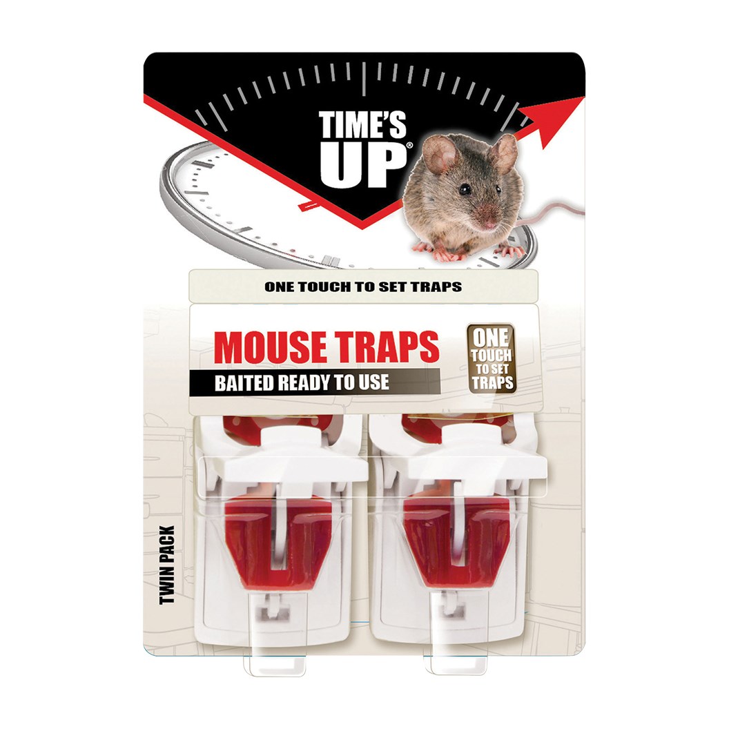 Heavy Duty Baited Mouse Trap 2 Pack