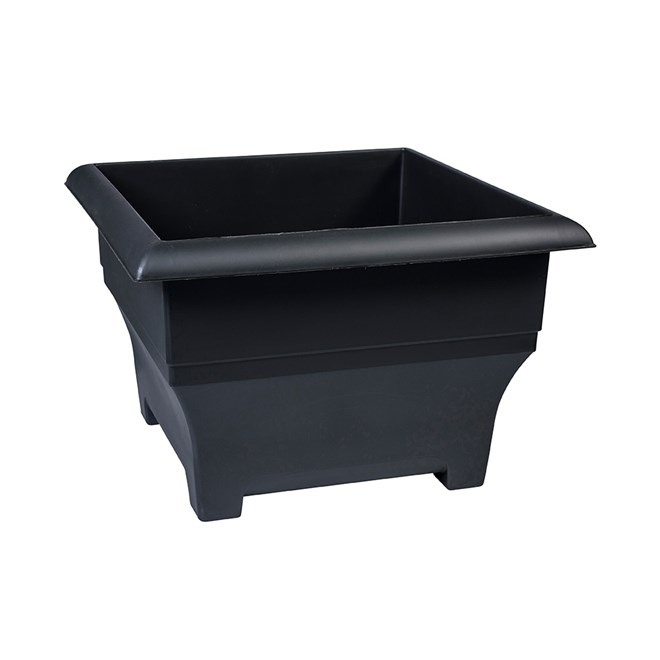 Warratah Square Patio Pot 430mm Slate Grey