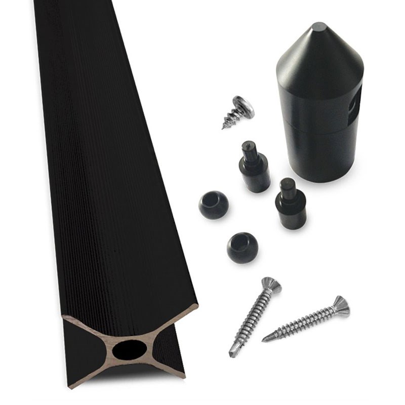 Oscillot Cat Proof Fence DIY Kit 60m Satin Black