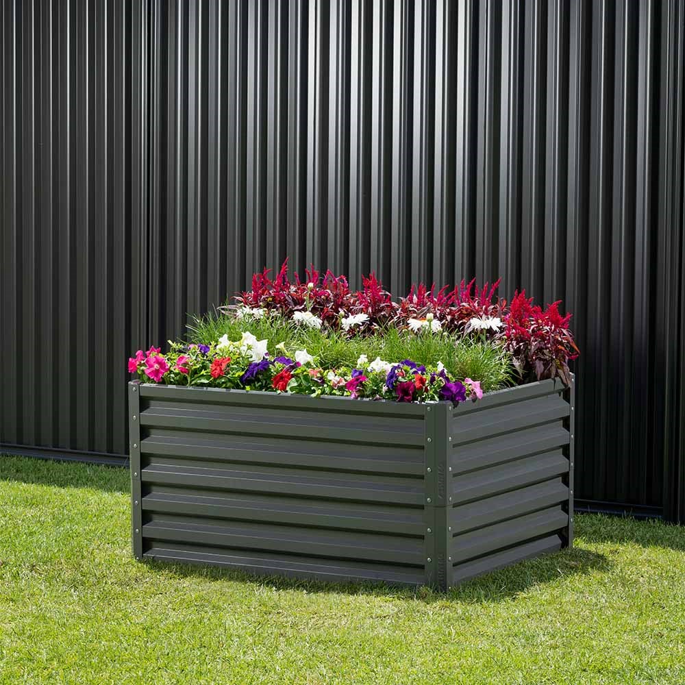 Saver Raised Garden Bed Slate Grey