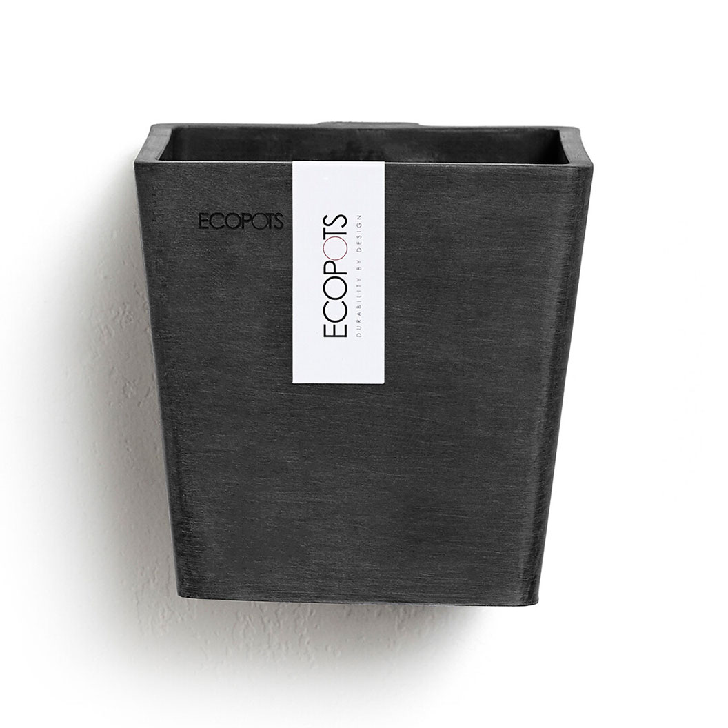 Manhattan Wall Eco Pot 15CM D/Grey