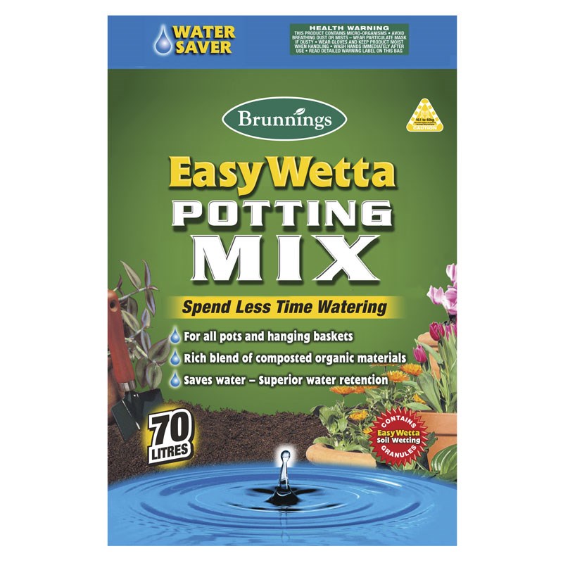 Brunnings Easy Wetta Potting Mix 70L