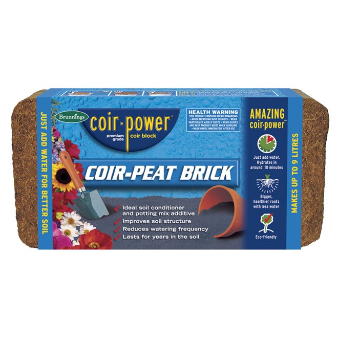 Brunnings Coir Peat Brick