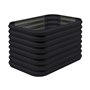Corrugated Garden Bed Double Height Ebony