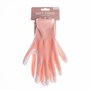 Soft Polyester Red Gardening Gloves Pastel - Large